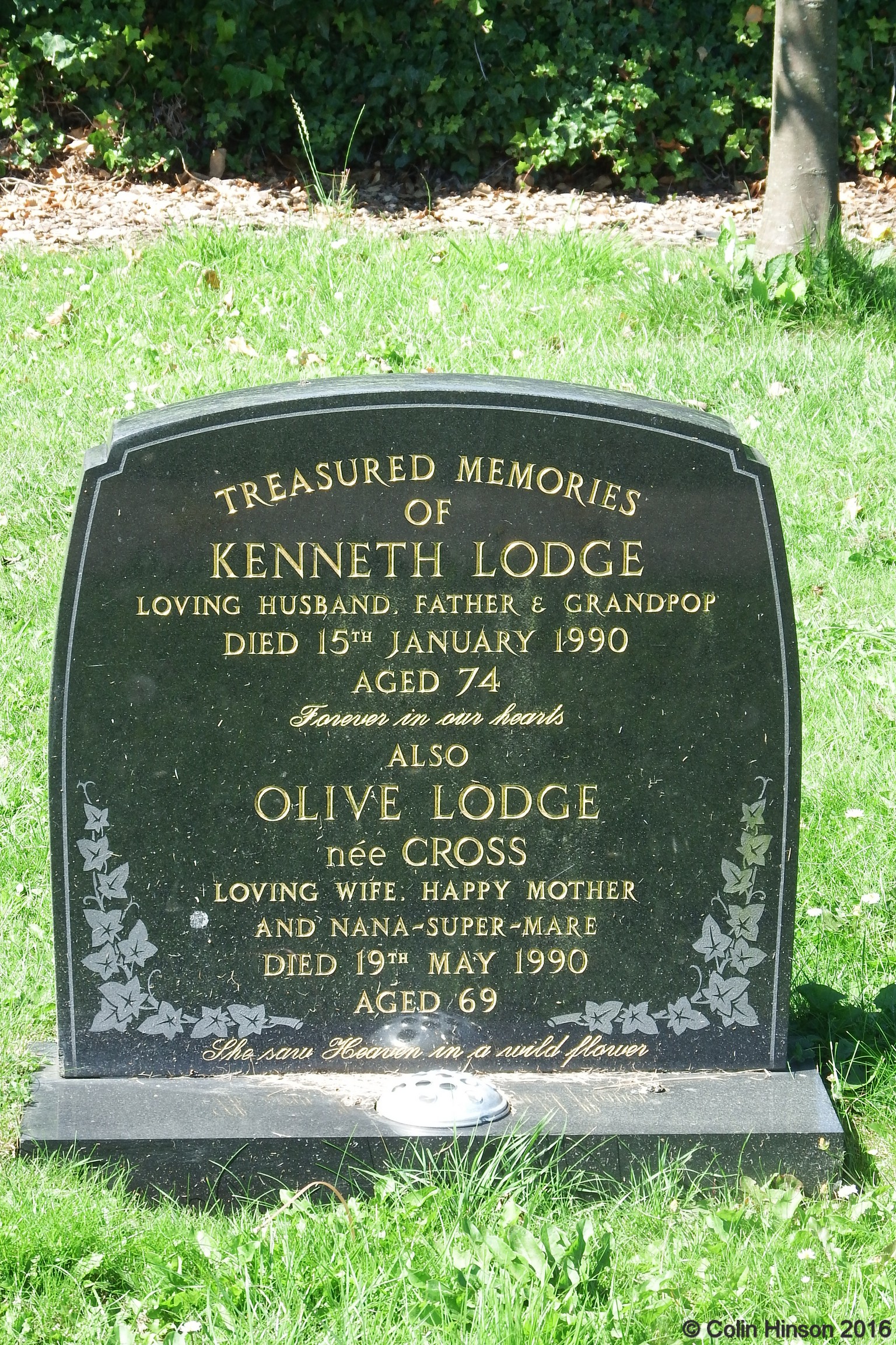 GENUKI Bridlington Cemetery gravestones etc., Yorkshire (East Riding)