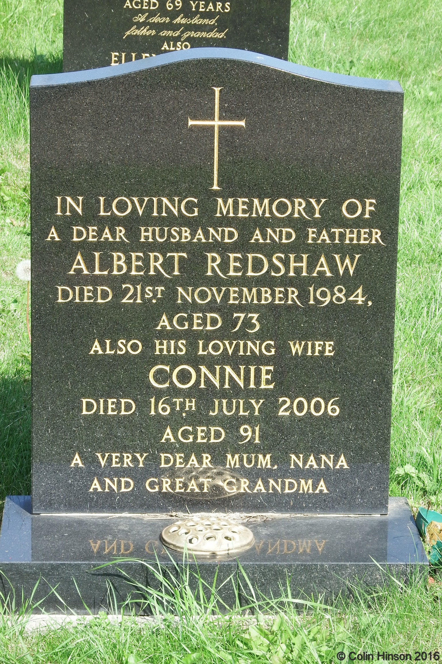 GENUKI Bridlington Cemetery gravestones etc., Yorkshire (East Riding)