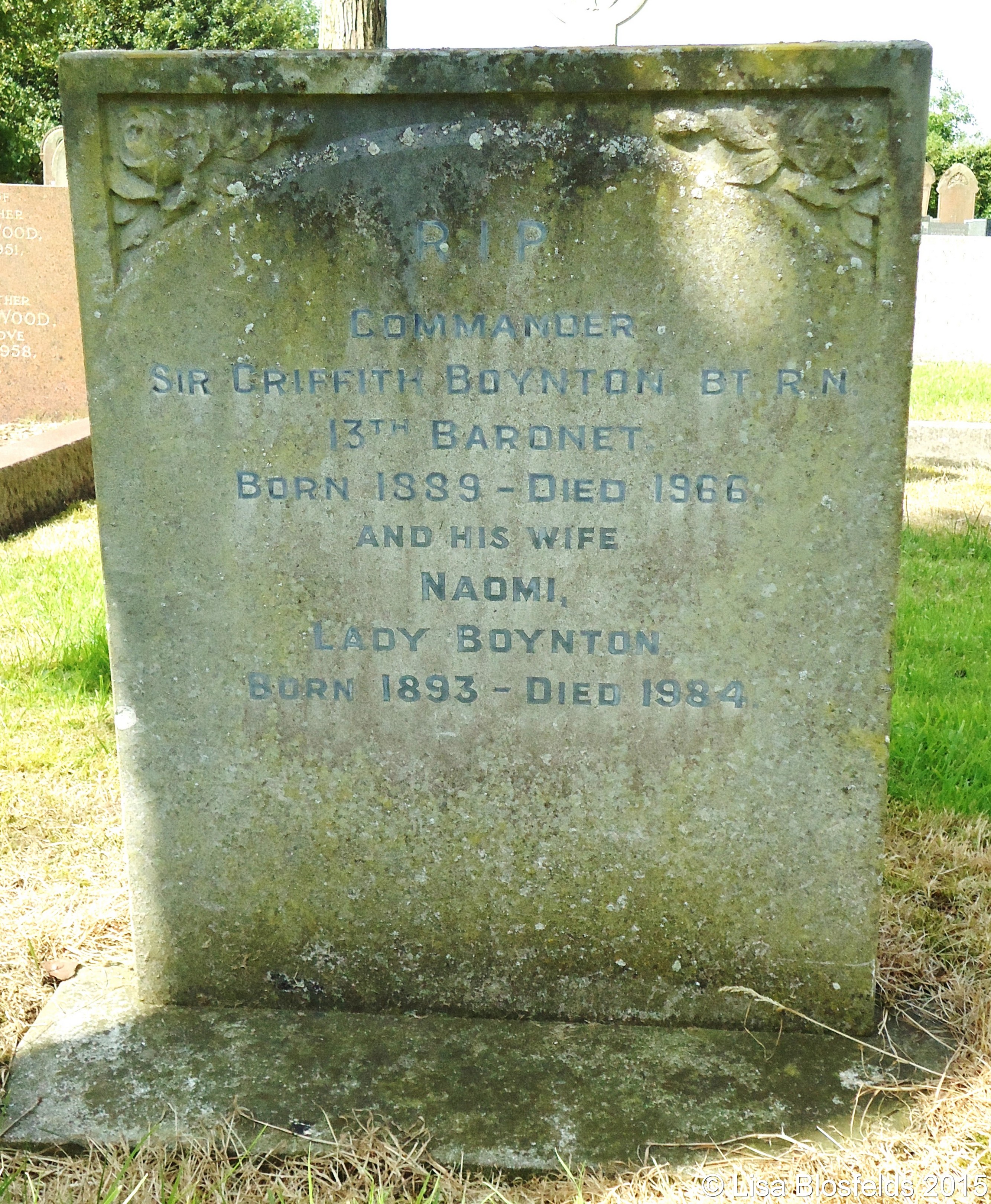 GENUKI Burton Agnes Cemetery gravestones etc., Yorkshire (East Riding)