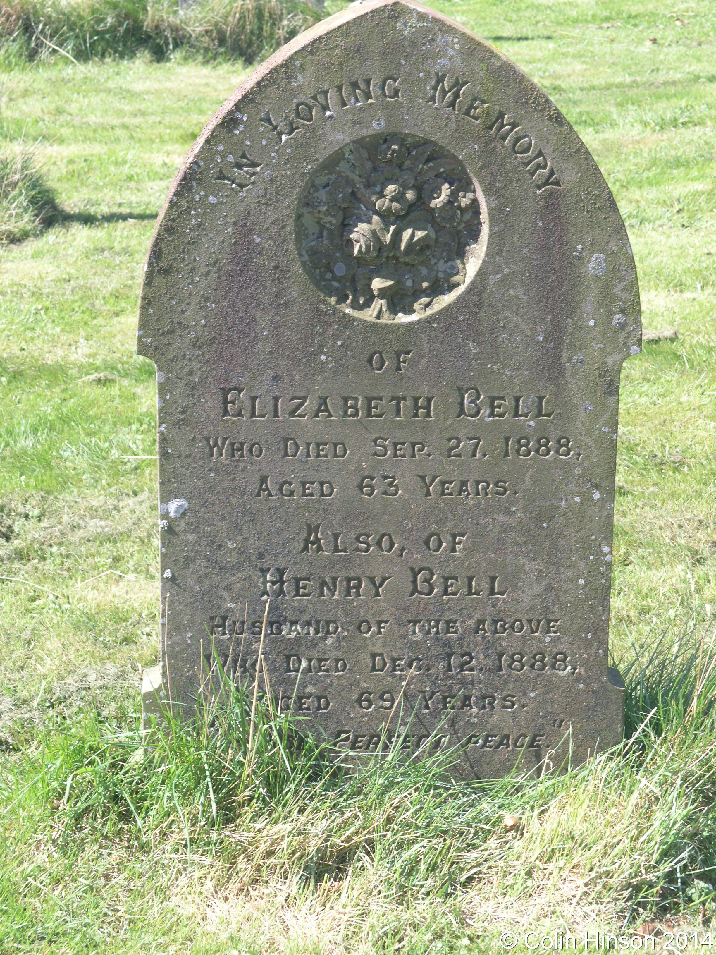 GENUKI Foxholes Churchyard gravestones etc., Yorkshire (East Riding)