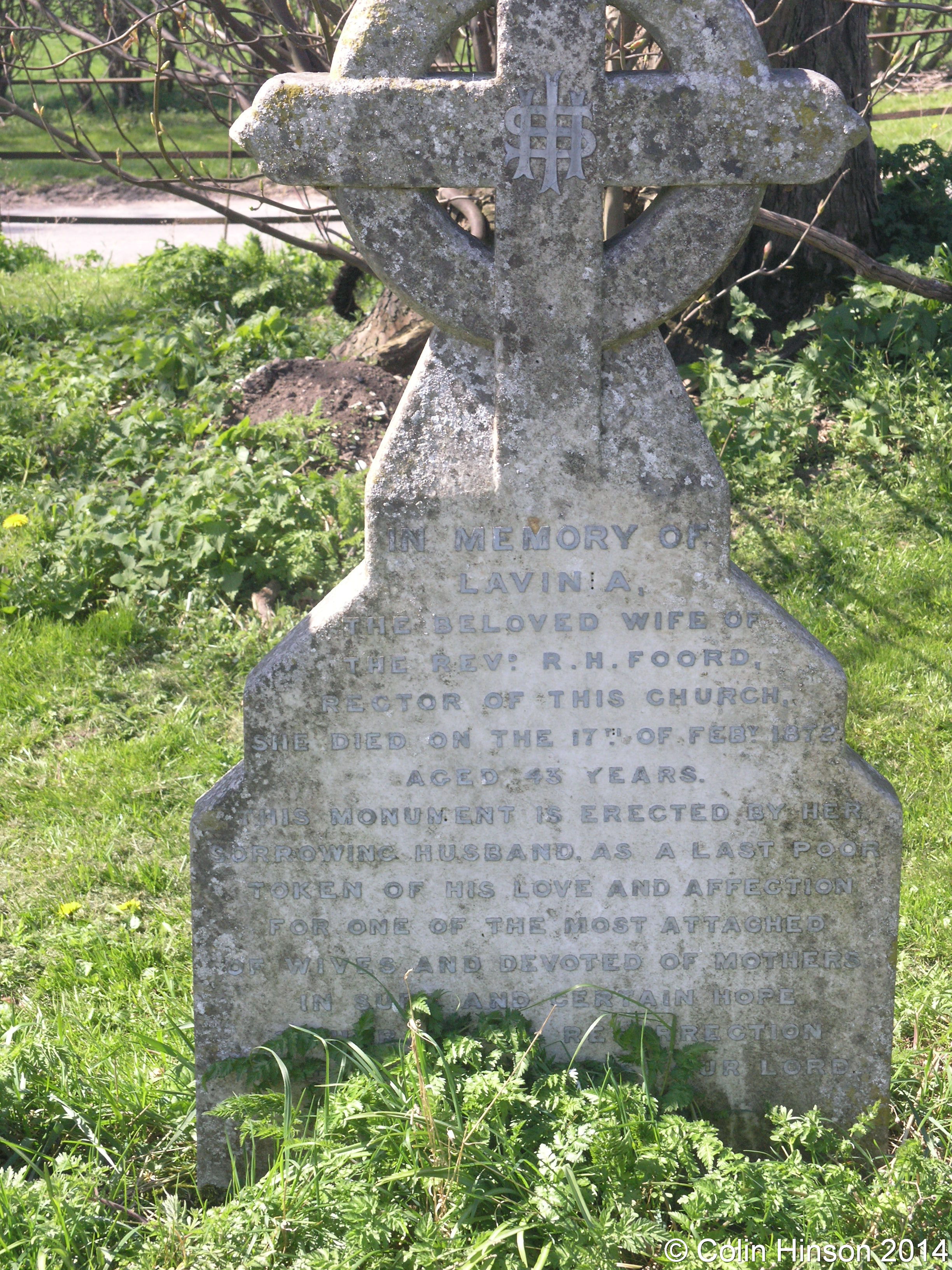GENUKI Foxholes Churchyard gravestones etc., Yorkshire (East Riding)