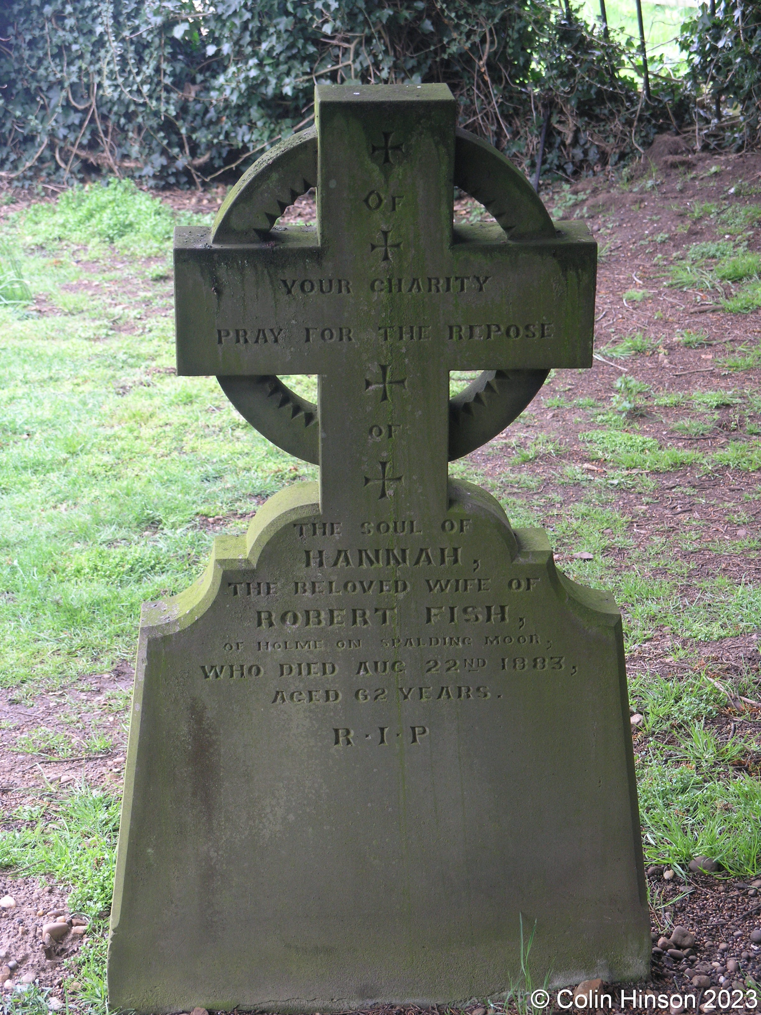 GENUKI Holme On Spalding Moor Churchyard gravestones etc., Yorkshire