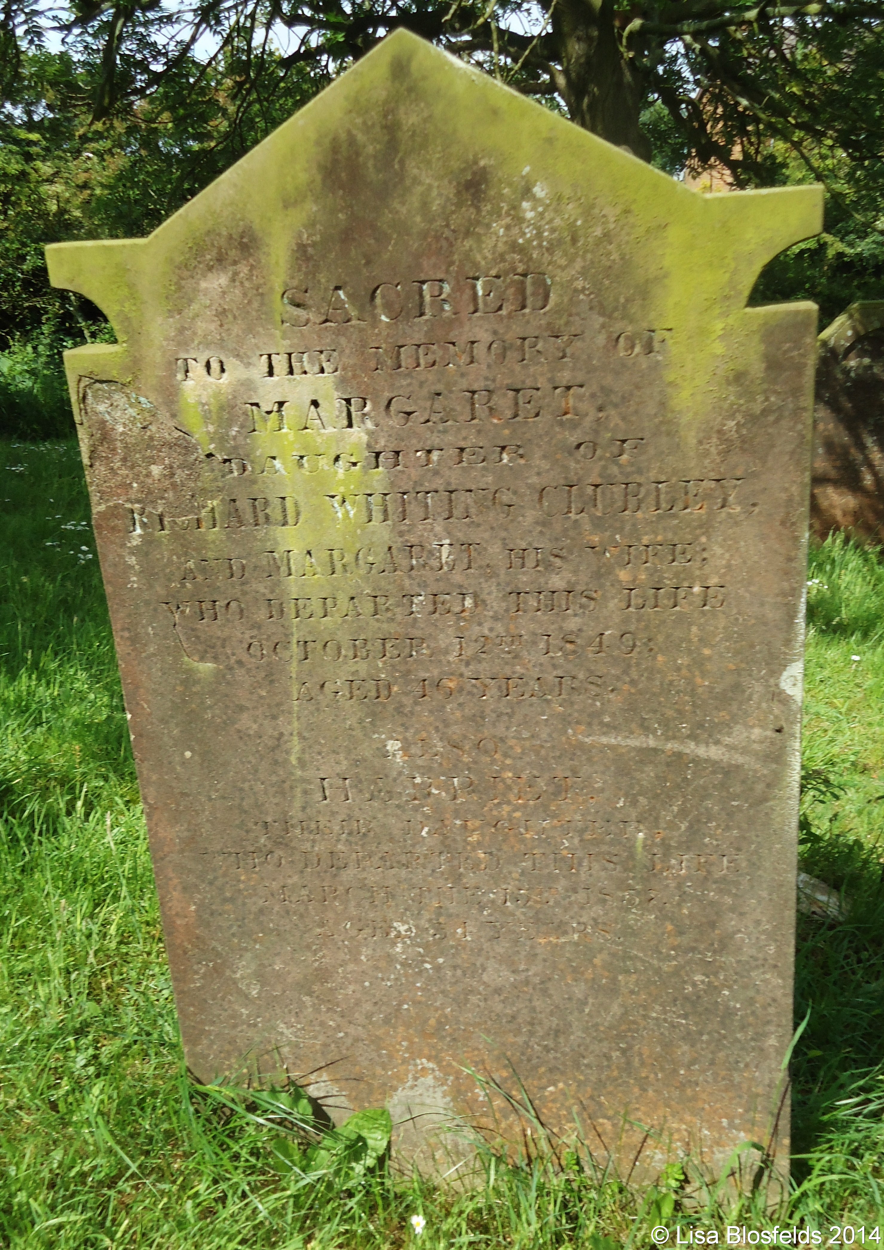 GENUKI Reighton Churchyard gravestones etc., Yorkshire (East Riding)