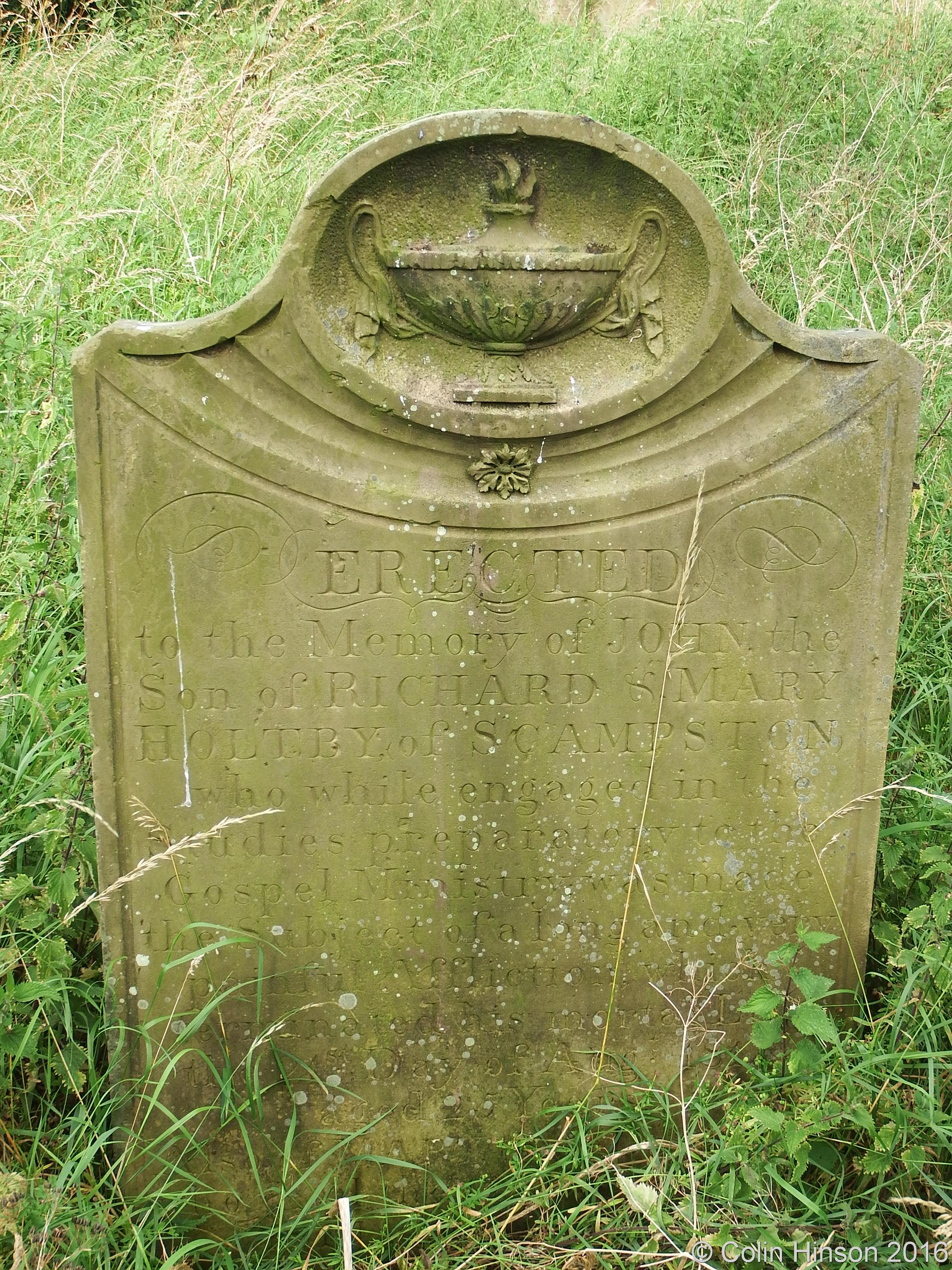 Churchyard Rillington GENUKI: Rillington Churchyard gravestones etc., Yorkshire (East Riding)