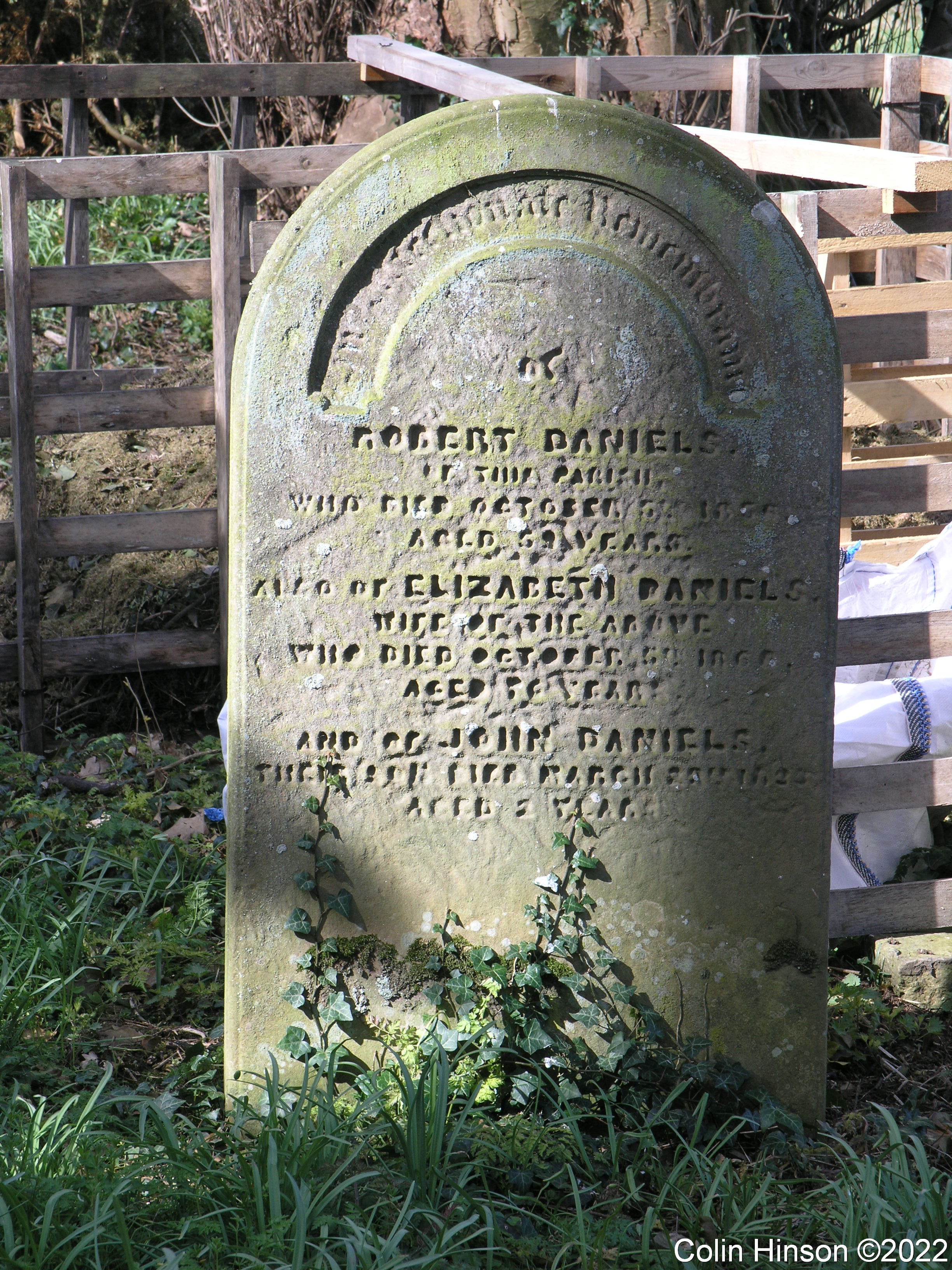Number 0218 GENUKI: Sutton upon Derwent Graveyard gravestones etc., Yorkshire (East ...